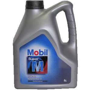Масло моторное Mobil Super M 15w-40 минералка 4л
